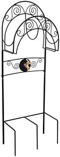 Liberty Garden 640-KD Decorative w/Bib Hose Stand, Black by LibertyGardenProducts