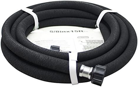 Taisia 5/8" Soaker Hose 15 ft Round Rubber Garden Soaker Hoses, Heavy Duty Drip Hose for Watering Irrigation, Water Seeper Soaker Hoses for Garden, Lawn and Plants - Image 4