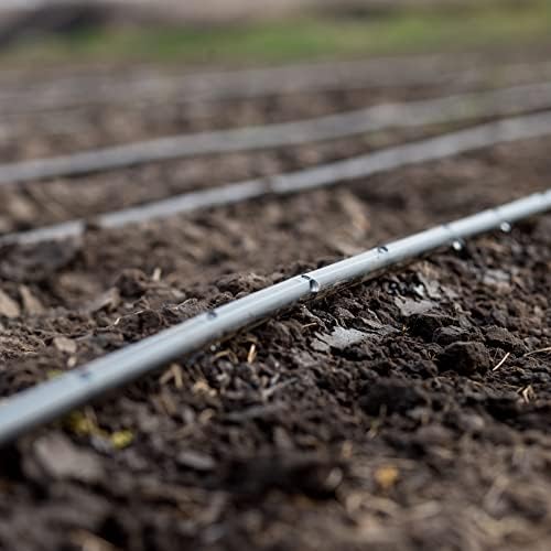 (100' ft Roll) - USA Made - 1/4-Inch x Irrigation/Hydroponics Dripline with 6-Inch Emitter Spacing (Brown) (100' Foot Roll) - Image 4