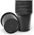HOSTIC 1 Gallon Flexible Nursery Pots Gallon Pot with Drainage Holes Plastic Plant Container Suitable for Indoor Outdoor Vegetables Flowers Plants 10 PCS by HOSTIC