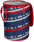Camco Campsite Pop Up Utility Container with Liner and Zipper Close Lid for RV Storage, Laundry Hampers, and Organization, Patriotic by Camco