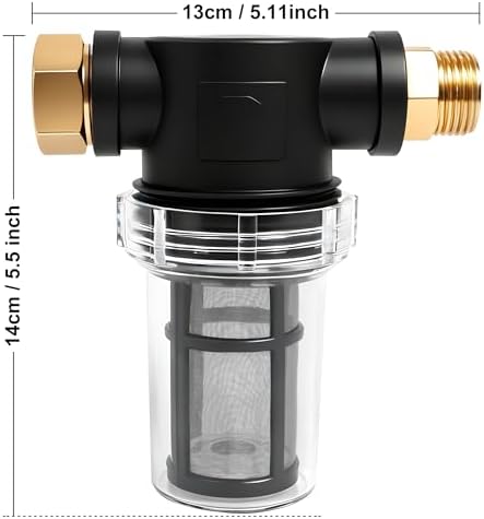 BEETRO Garden Hose Filter for Pressure Washer Inlet Water, Sediment Filter Attachment, with 100 Mesh and 40 Mesh Screen, 3 Sets - Image 2