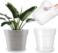 Baderke 3 Pack Clear Nursery Pot,13.65 Inch by Baderke