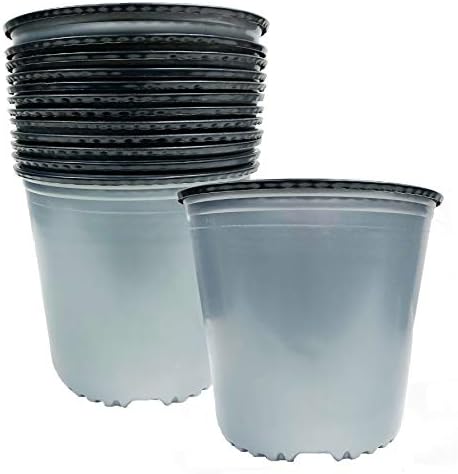 Viagrow VHPP200-12S VHPP Nursery Pots, 2 Gallon, Silver by Viagrow