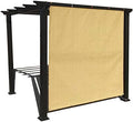 Alion Home Sun Shade Panel Privacy Screen with Grommets on 4 Sides for Outdoor, Patio, Awning, Window Cover, Pergola (8' x 7', Sand) by ALIONHOME