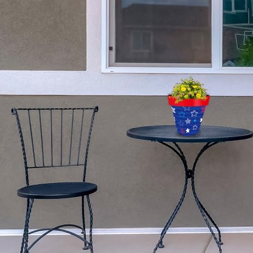 Briarwood Lane Everyday Planter 8.5" x 8.5" x 8.5" Star Spangled Small Planter - Image 3