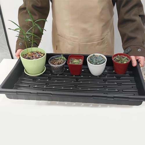 RooTrimmer 18-Pack 1020 Seedling Trays with Holes - Extra Strength Heavy Duty,10" x 20", Reusable 1020 Nursery Trays for Seed Germination, Plant Propagation, Garden Seed Starter and Microgreens - Image 6