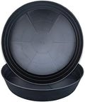 LWALRS Plant Saucer 12 Inch 2 Pack 10 12 14 16 18 20 25, Plastic Plant Trays for Pots，Extra-Deep Plant Water Dray Tray, Bird Bath Bowl, Heavy Flower Plant Saucers Indoors and Outdoor No Holes by MARYJANESPALACE
