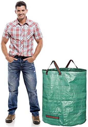GardenMate 4-Pack 72 Gallons Reusable Garden Waste Bags (H30, D26 inches) - Yard Waste Bags - Image 2