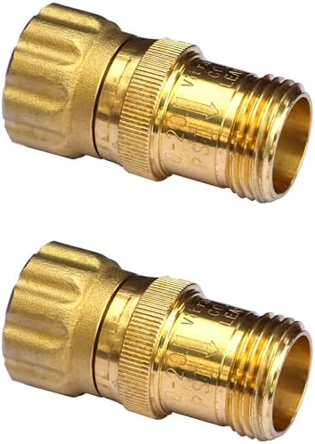 Vibrant Yard Co. LLC 15 PSI Pressure Regulator Brass 3/4 in, 2 Count by Unknown