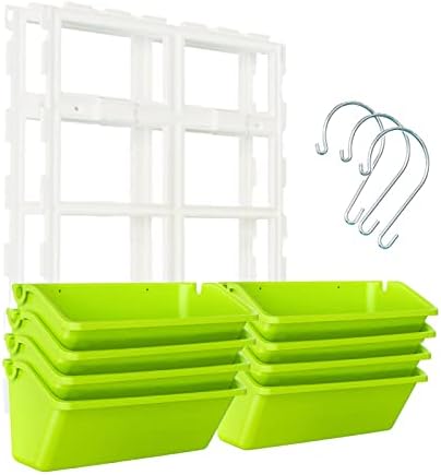 Kaibrite 8 Pockets Vertical Garden Wall Planter Raised Beds Hanging Planter Wall Mounted Flower Beds for Flowers Vegetables Herb - Image 6