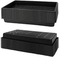 RooTrimmer 20 Pack 1020 Trays, No Drain Holes, 20" x 10", Extra Thick Heavy Duty Seed Starting Trays -Reusable Propagation Flats for Microgreens, Seedlings, Plant Germination, Fodder and Transplant by RooTrimmer
