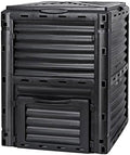 Large Garden Compost Bin, 80 Gallon (300L) Outdoor Composter Tumbler from BPA-Free Material for Fast Creation of Fertile Soil, Lightweight, Easy Assembly and Kitchen Waste Composting by NovaMicrodermabrasion