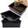 4Pack Garden Plant Potting Tray for Soil Mix & Repotting, 20.7"x15.6"x5.8" by RooTrimmer