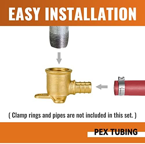 SUNGATOR 6-Pack 1/2 Inch PEX Drop Ear Elbow - Image 4