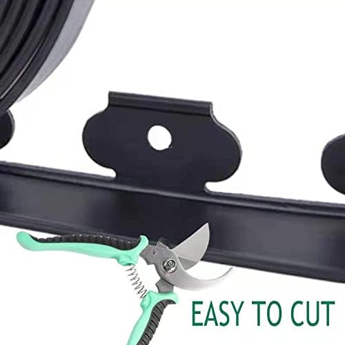 Garden Edging，40ft Landscape Edging with 40 Spikes for Lawn 2 Inch Tall(Black, 40FT) - Image 4