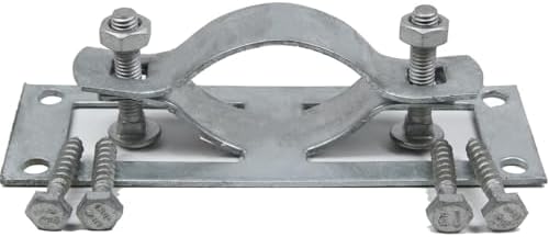 2-3/8"Steel to Wood Fence Brackets,12Pcs Metal Fence Post Brackets - Image 5