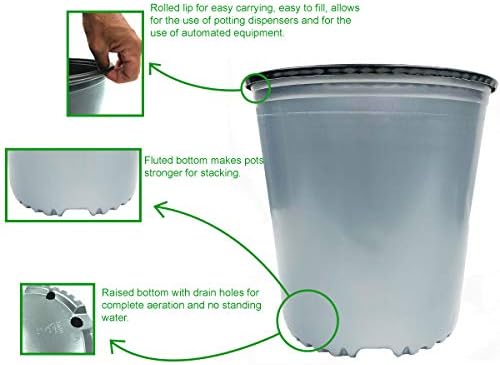 Viagrow VHPP200-24S VHPP Nursery Pots, 2 Gallon, Silver - Image 3
