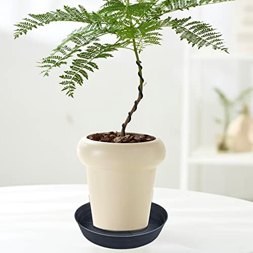 LWALRS Plant Saucer 12 Inch 2 Pack 10 12 14 16 18 20 25, Plastic Plant Trays for Pots，Extra-Deep Plant Water Dray Tray, Bird Bath Bowl, Heavy Flower Plant Saucers Indoors and Outdoor No Holes - Image 4