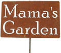 Family Name Gift Garden Stake 20 to 33 Inches Tall (Mama's Garden, Medium 23" Tall) by Unknown