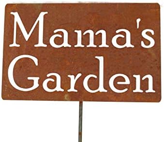 Family Name Gift Garden Stake 20 to 33 Inches Tall (Mama's Garden, Medium 23" Tall) by Unknown