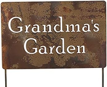 Family Name Gift Garden Stake 20 to 33 Inches Tall (Grandma's Garden, XL 33" Tall) by Unknown