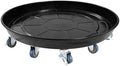 Rolling Plant Caddy Dolly with Wheels, 18" Heavy Duty Plant Stand on Casters for Planters, Wheeled Plant Roller Base for Indoor Outdoor Flower Pot, Black, 1 Pack by RIAMTGCX