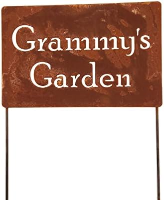 Family Name Gift Garden Stake 20 to 33 Inches Tall (Grammy's Garden, XL 33" Tall) by Unknown