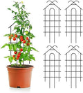 ARIFARO 4 Pack 24" Metal Garden Trellis for Climbing Plants Outdoor by ARIFARO