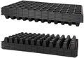 RooTrimmer 72 Cell Seed Trays, Thick Durable 72 Cell Plug Tray Seedling Plastic Nursery Tray for 1020 Flat Germination (10-Pack, 21"×11", 1.81" Height, Low) by RooTrimmer
