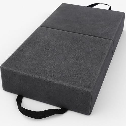 i frmmy Extra Thick Memory Foam Kneeling Cushion Pad- Garden Kneeler for Gardening, Bath Kneeler for Baby Bath, Knee Mat for Work, Extra Large 22x12 Inch, Thick 2.9 Inch (Dark Gray) by IFRMMY