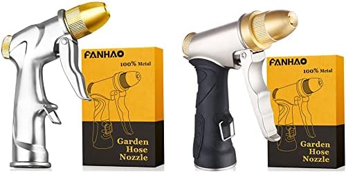 FANHAO Upgrade Garden Hose Nozzle 100% Heavy Duty Metal by FANHAO