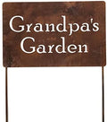 Family Name Gift Garden Stake 20 to 33 Inches Tall (Grandpa's Garden, XL 33" Tall) by Unknown