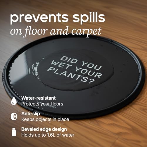 Lettuce Grow 23in Silicone Plant Mat | Water-Resistant Floor Protector - Image 2