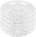5 Pack 8 inch Heavy Duty Clear Plastic Plant Saucer Sturdy Pot Tray Plant Trays Drip Trays for pots,Plate Water Catcher,Flower Pot Saucer Water Drainage Tray Floor Protector(8") by ZzpYXIA