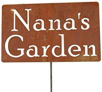 Family Name Gift Garden Stake 20 to 33 Inches Tall (Nana's Garden, Large 28" Tall) by Unknown