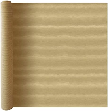 Ifenceview 24' x 17' Beige Shade Cloth Fabric Mesh Net for Window Balcony Deck Patio Yard Pergola Gazebo Garden Bed by Unknown
