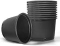 HOSTIC Short 2 Gallon Plastic Plant Container Gallon Pots with Drainage Holes Flexible Nursery Pot Suitable for Indoor Outdoor Vegetables Flowers Plants 10 PCS by HOSTIC