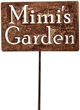 Family Name Gift Garden Stake 20 to 33 Inches Tall (Mimi's Garden, Medium 23" Tall) by Unknown