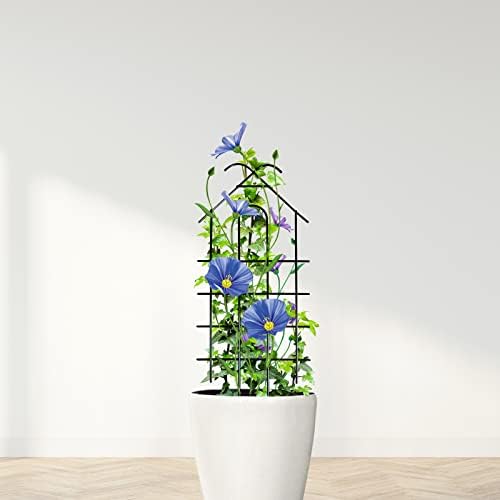 ARIFARO 4 Pack 24" Metal Garden Trellis for Climbing Plants Outdoor - Image 3