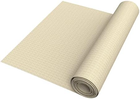 08' × 15' Sun Shade Cloth Outdoor 95% UV Block Sunblock Shade Cover Fabric Roll Privacy Screen Fence for Pergola, Carport, Patio, Deck, Awning, Garden, Yard, Balcony, Backyard, Beige by FLORALEAF