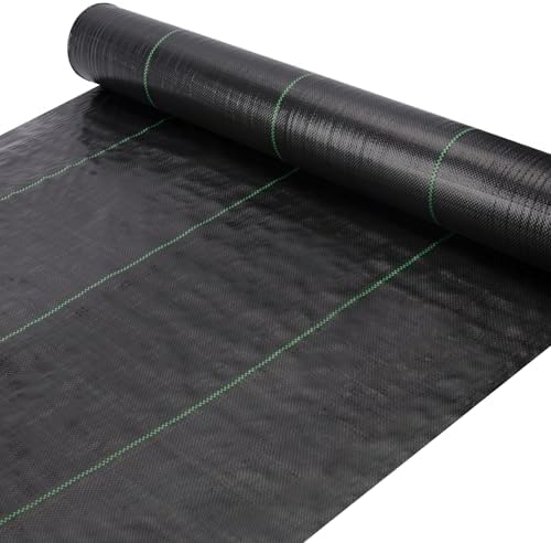 4ft x 100ft Weed Barrier Landscape Fabric Heavy Duty Premium Weed Control Fabric Durable & Eco-Friendly Weed Block Gardening Mat Landscaping Fabric by GRASSCLUB