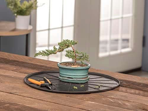 WeatherTech 15" Plant Mats/Coasters - for Floor Protection from Planter Spills, leaks and Soil (8A15CST2PKGR)- Grey (2-Pack) - Image 4