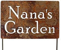 Family Name Gift Garden Stake 20 to 33 Inches Tall (Nana's Garden, XL 33" Tall) by Unknown