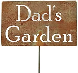 Family Name Gift Garden Stake 20 to 33 Inches Tall (Dad's Garden, Small 20" Tall) by Unknown