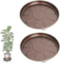 Plant Caddy with Wheels 16 Inch 3 Pack, Heavy Duty Metal Plant Stand & Dolly with Lockable Casters, Holds 230 lbs for Indoor Outdoor Large Flower Pots, Bronze by Kaoolaa