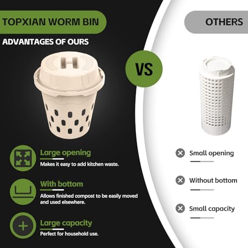 2-Pack Underground Worm Composter, Worm Compost Bin for Garden, 8L - Image 7