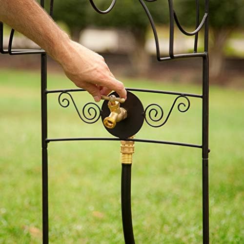 Liberty Garden 640-KD Decorative w/Bib Hose Stand, Black - Image 3