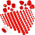 144 Pcs Plastic Plugs and Caps Kit for Automotive Fluid Lines by Unknown