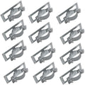 2-3/8"Steel to Wood Fence Brackets,12Pcs Metal Fence Post Brackets by SupConnmakeyourlifeeasyandenjoyable
